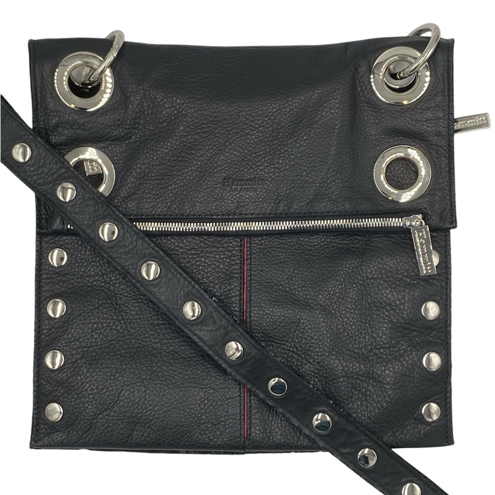 Hammitt Montana Large Reversible Black Leather Crossbody Bag RARE - Picture 10 of 10